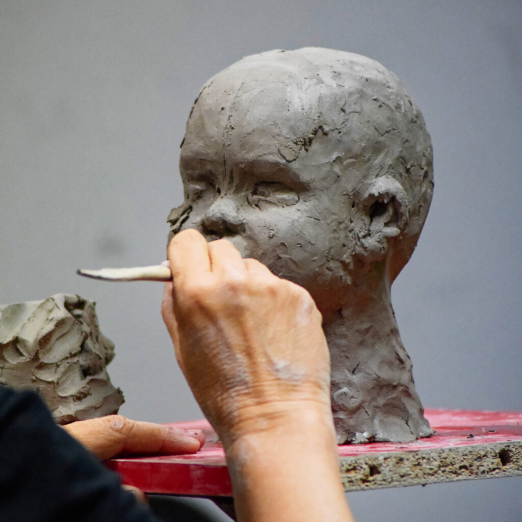 Modelage d'un visage